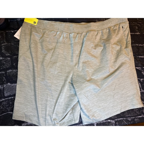 All in Motion Men's Soft Stretch Shorts 9", Light Gray, Size XXL, NWT - Picture 5 of 5